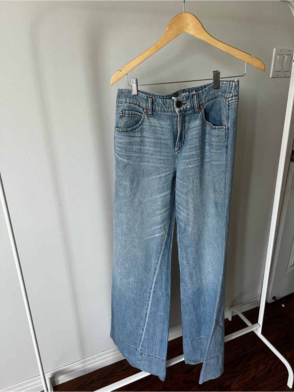 Level 99 Light Blue Wide Leg Jeans
